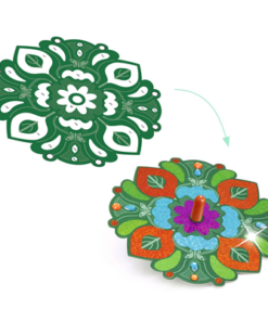 Alternative view of Hobbysett - Lag snurrebasser med Flower Power-tema
