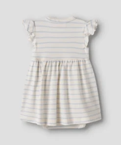Alternative view of Lil Atelier Geo Ber Capsl Loose Body Dress Coconut Milk