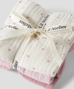 Alternative view of Lil Atelier Nisleys 3 Pk Nappies Turteldove/Hushed Violet