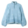 Name It Neifya Oversize Knit W Zip Powder Blue