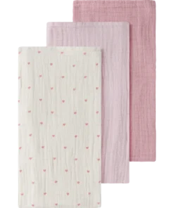 Lil Atelier Nisleys 3 Pk Nappies Turteldove/Hushed Violet