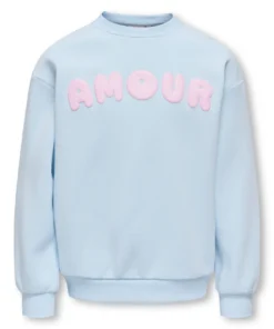 Kids Only Marisa Loose Printed Sweat Ballad Blue/Amour