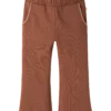 Lil Atelier Kilano Rub Sweat Bootcut Pant Maple Syrup
