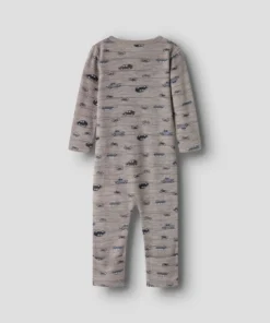 Alternative view of Name It Wang Wool Rib Nightsuit Satelitte