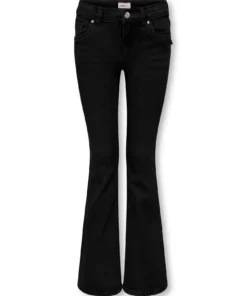 Kids Only Phoebe LW Back Flared Denim Black