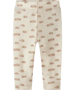 Lil Atelier Nalu Wool/Modal Legging Cloud