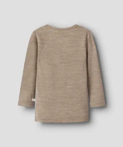 Alternative view of Lil Atelier Nilo Wool/Modal Slim Top Sepia Tint