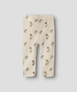 Alternative view of Lil Atelier Nilo Nun Wool/Modal Legging  Turteldove/Flower