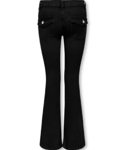 Alternative view of Kids Only Phoebe LW Back Flared Denim Black