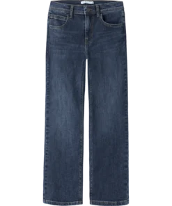Name It Ryan Straight Jeans Dark Blue Denim