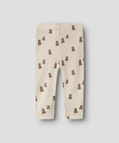 Alternative view of Lil Atelier Nilo Nun Wool/Modal Legging  Turteldove/Teddy Bear