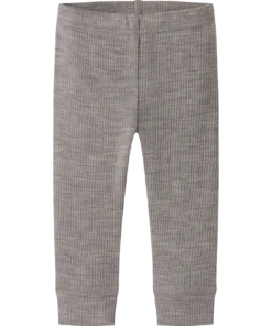 Name It Wax Wool Rib Leggings Satellite