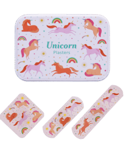 Alternative view of Barneplaster i boks (30 stk) - Unicorn