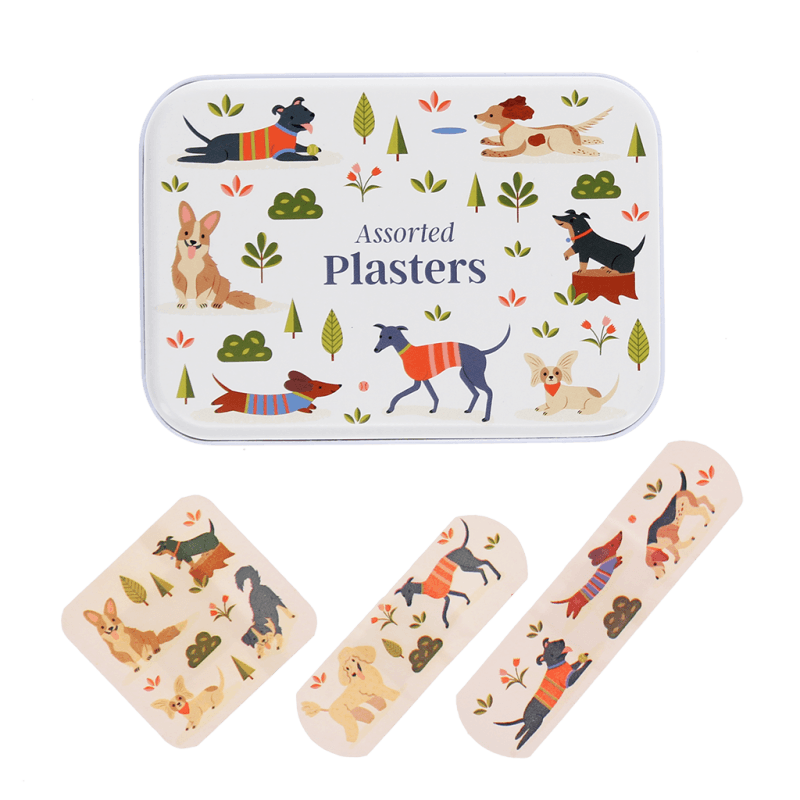 Barneplaster i boks (30 stk) - Hundepark