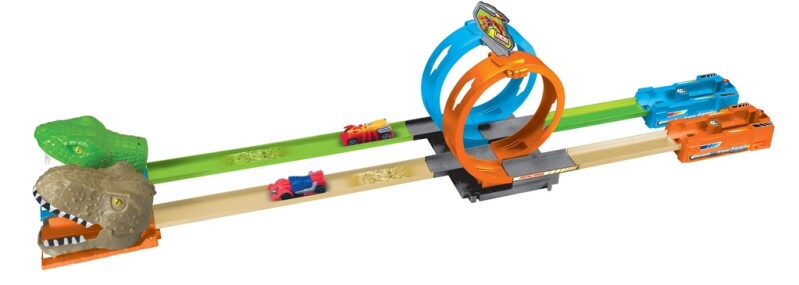 Junior Driver Dino & Snake Loop Launch Speedsters Playset