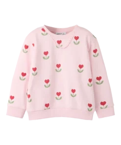 Name It Nancy Reg Sweat Bru Parfait Pink