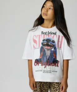 Name It Dana Stitch T-Shirt Bright White