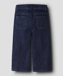 Alternative view of Name It Frose Wide Glitter Jeans Dark Blue Denim
