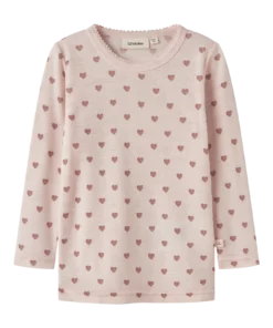 Lil Atelier Noel Nia Wool Slim Top Morganite/Heart