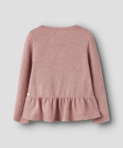 Alternative view of Lil Atelier Nomo Nia Wool Knit Cardigan Fawn