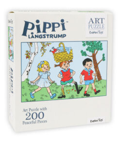 Astrid Lindgren - Pippi Langstrømpe puslespill 200 brikker