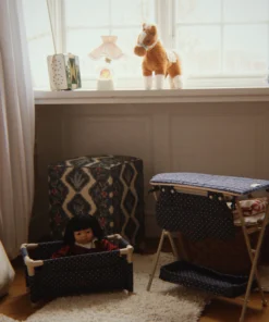 Alternative view of Konges Sløjd Doll Travel Bed Ditzy Dot