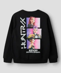 Alternative view of Name It Fada KPOP Reg Sweat Bru Black