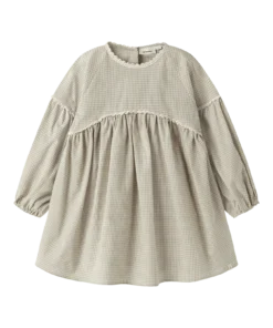 Lil Atelier Foleno Loose Dress Moss Gray