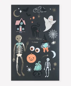 Tatoveringer med halloween-motiver 2 ark