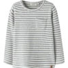 Lil Atelier Thoro Jen Slim Top Turteldove/MONUMENT