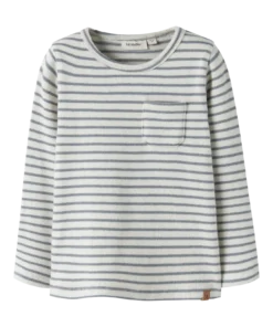 Lil Atelier Thoro Jen Slim Top Turteldove/MONUMENT