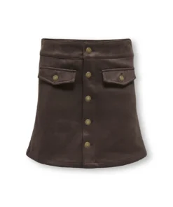 Kids Only Gnia Faux Suede Skirt Chocolate Torte