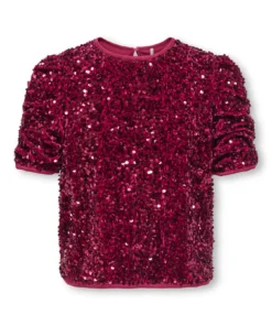 Kids Only Confidence Rouching Top Rumba Red