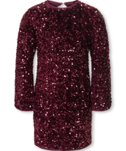 Kids Only Konfidence Seq Flrd Dress Winetasting