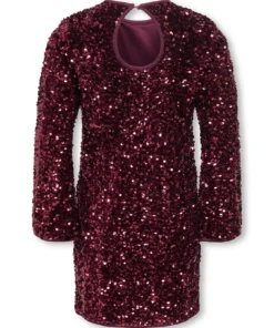 Alternative view of Kids Only Konfidence Seq Flrd Dress Winetasting